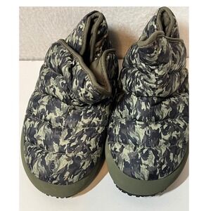 The North Face Thermoball Eco Camo Print Puffer Slippers Shoes US 1